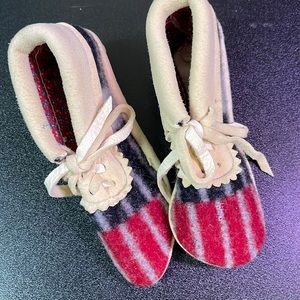 Leather moccasins for a baby one year old